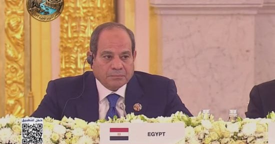 فخامة الرئيس السيسى يطرح 5 محاور رئيسية تقود رؤية مصر لتحقيق التنمية فى أفريقيا.. ويؤكد: نشعر بقلق بالغ إزاء التوترات المتصاعدة بالقرن الأفريقي.. ونرفض استغلال هشاشة الأوضاع الإقليمية لعسكرة البحر الأحمر