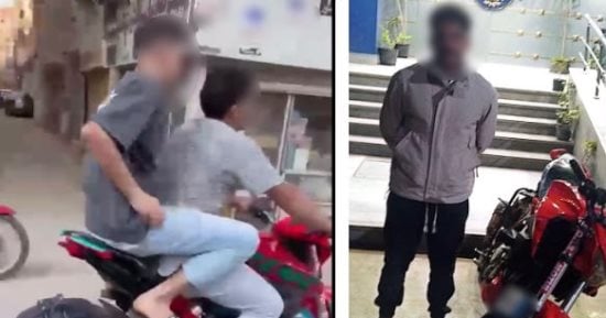 ضبط قائد دراجة نارية بالفيوم عدل مخرج العادم لإحداث ضوضاء فى حفل زفاف