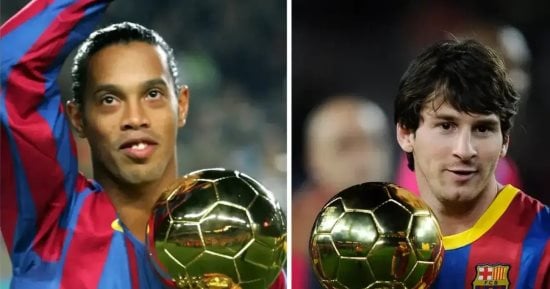 برشلونة والكرة الذهبية.. 15 تتويجا وميسي يتربع على عرش الأساطير