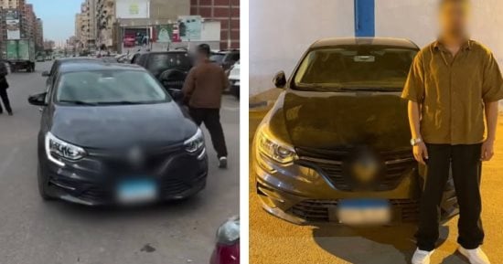 ضبط قائد سيارة ملاكي سار عكس الاتجاه واعتدى على صيدلي بالسب في البحيرة