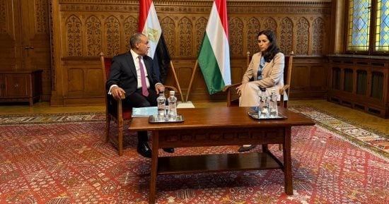 وزير الخارجية يبحث مع نظيرته المجرية العلاقات الثنائية والمستجدات الإقليمية
