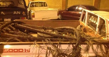 ضبط لصوص كابلات محطات معالجة مياه الصرف بالعجمى