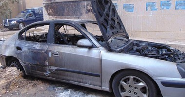 القبض على عاطلين أشعلا النيران بسيارة ضابط فى الدقى