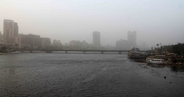 صورة متحركة توضح العاصفة الترابية الموجودة بمصر