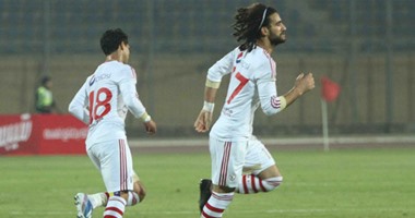 الزمالك يتقدم على المصرى بهدف باسم مرسى بالشوط الأول