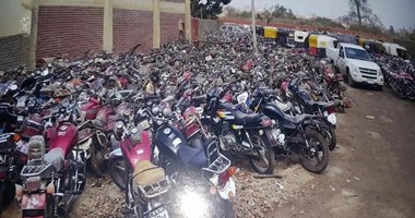 "المرور" تحاصر فوضى الموتوسيكلات وتضبط 872 مركبة مخالفة بالمحافظات