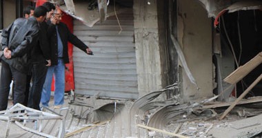 التحقيق فى تفجير قنبلة ألقاها مجهولون على مبنى رئاسة حى حلوان