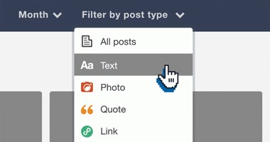 Tumblr يوفر للمستخدمين فلترة البحث عن المنشورات القديمة "حسب النوع"