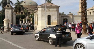 أمن جامعة القاهرة يمشط محيط القبة استعدادًا لحفل سليم سحاب بحضور 5 وزراء