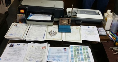 الأموال العامة تضبط صاحب مطبعة وراء تقليد العلامات التجارية بعين شمس