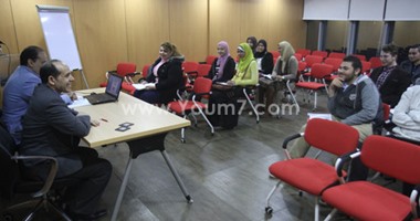 بالصور.. بدء دورة التقديم التلفزيونى بـ"أكاديمية اليوم السابع"