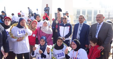 جامعتى الأزهر وجنوب الوادى تفوزان بمارثون الجرى بأسبوع شباب المدن