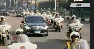 الرئيس السيسى يصل مجلس النواب لإلقاء كلمته أمام البرلمان