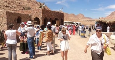 سانت كاترين تستقبل 405 سائحين خلال 24 ساعة
