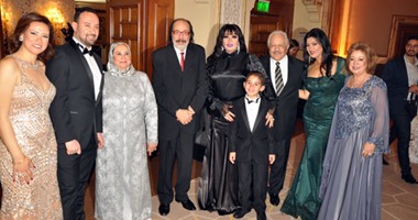 بالصور. نجوم الفن والإعلام فى حفل زفاف نجل الفنان خالد زكى