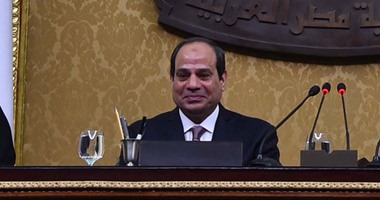 السيسى يلقى خطابًا تاريخيًا أمام مجلس النواب