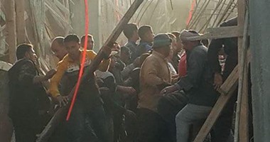 رئيس مدينة الحامول:جار البحث عن مصابين تحت أنقاض المسجد المنهار بكفرالشيخ