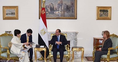 السيسى يلتقى رئيس جمعية الصداقة البرلمانية بين مصر واليابان..ويؤكد: أتطلع لزيارة طوكيو نهاية فبراير للاستفادة من خبرة اليابان اقتصاديا وثقافيا.. و"كويكى" تشيد بارتفاع نسبة تمثيل المرأة بمجلس النواب