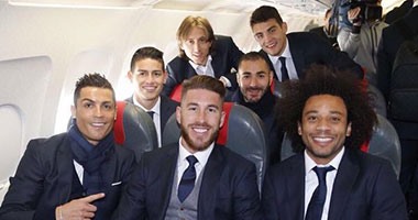 بالصور.. ريال مدريد يطير إلى روما