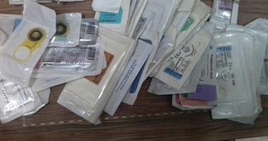 التحفظ على 27 ألف قطعة مستلزمات طبية مجهولة المصدر بالسيدة زينب