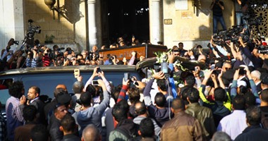 انتهاء مراسم دفن الكاتب الكبير محمد حسنين هيكل