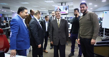 بالصور.. جابر نصار رئيس جامعة القاهرة يزور مقر "اليوم السابع"