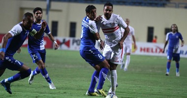 التعادل السلبى يحسم الشوط الأول بين الزمالك وأسوان
