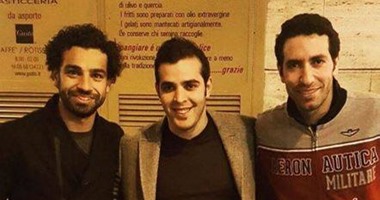بالصور..روما تُحيى ذكريات المنتخب بين أبوتريكة ومحمد صلاح