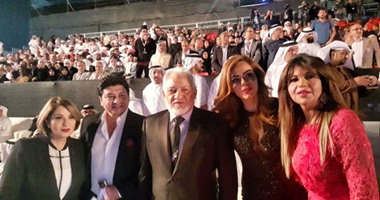 بالصور.. هانى رمزى وبوسى وسمية الخشاب والصريطى فى افتتاح مهرجان الفجيرة