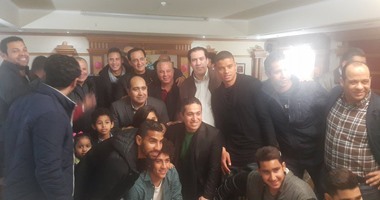 بالصور.. نجوم الأهلى والزمالك فى "عقيقة" نجل مهيب عبد الهادى