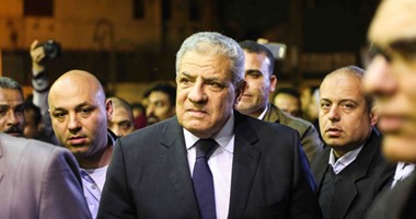محلب وبهاء أبو شقة ومجدى الجلاد يتقدمون بواجب العزاء لأسرة إبراهيم سعدة