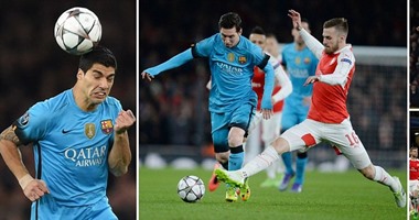 خطورة أرسنال واستسلام برشلونة فى شوط أول سلبى بدورى الأبطال