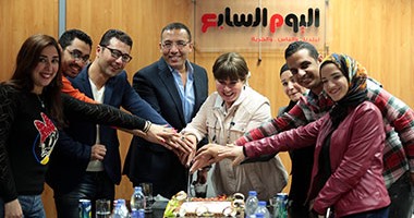 بالصور.. نجوى إبراهيم تكشف عن سر نجاح "بيت العائلة" بندوة اليوم السابع