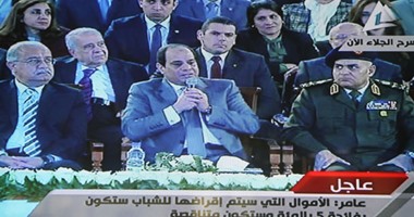 بالفيديو..السيسى: "هافضل أبنى وأعمر مصر لغاية ما تنتهى حياتى أو مدتى"