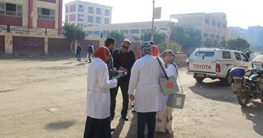 انطلاق الحملة القومية للتطعيم ضد مرض شلل الأطفال غدا ببنى سويف 