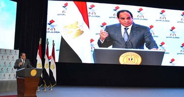 بالصور.. السيسى: هدفنا بناء وبقاء الدولة المصرية فى المرحلة الراهنة