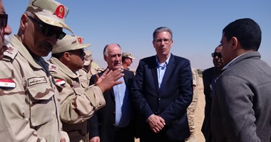 بالصور.. السفير القبرصى يشيد بجودة الزراعات فى جنوب سيناء