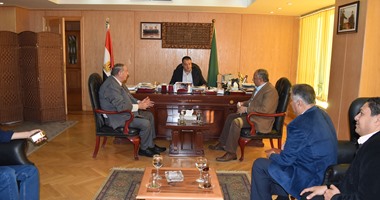 محافظ الفيوم يدعم مصر المقاصة قبل مواجهة الدفاع الإثيوبى