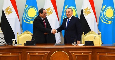 رئيس كازاخستان يعزى السيسي في ضحايا هجوم الكنيسة البطرسية الإرهابي