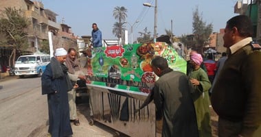 إزالة 216 حالة إشغالات وتعديات جديدة فى حملة مكبرة بمدينة بنى سويف
