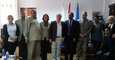 المستشار الثقافى الإسبانى يزور جامعة أسوان لبحث سبل التعاون بين الجانبين