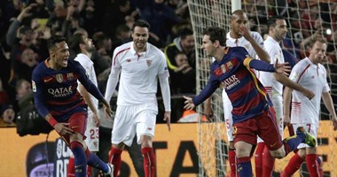 بالفيديو.. برشلونة يثأر من إشبيلية ويعادل الرقم القياسى لريال مدريد