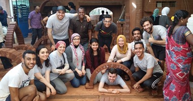 بالصور.. فريق من الهندسة المعمارية بـ"MSA"يشارك فى فترة تدريب مكثف بالهند