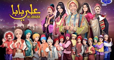 بالصور.البروفة النهائية لسامح حسين فى مسرحية "على بابا" قبل عرضها للجمهور