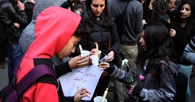 بالصور.. وقفة تضامنية مع "جوليو روجينى" أمام السفارة الإيطالية وسط تكثيف أمنى