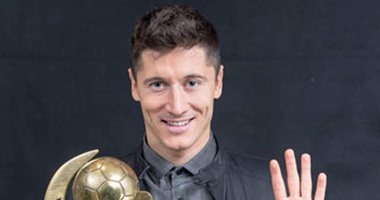 ليفاندوفسكى أفضل لاعب بولندى للعام الخامس على التوالى