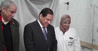 بالصور.. محافظ الغربية يتابع حالات رمد طنطا المصابة بالعمى ويتفقد مركز الأورام