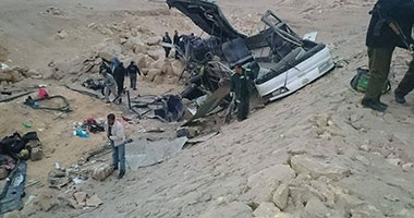 ننشر أسماء القتلى والمصابين بحادث انقلاب أتوبيس الكريمات فى بنى سويف