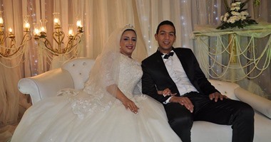 بالصور.. حفل زفاف حسناء السيد ومصطفى محمد بدار المدفعية