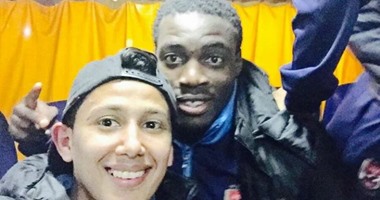 إيفونا والغزال يحتفلان بهدفى الزمالك بـ "سيلفى"